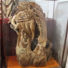 木雕迎客松人物深山老林爱的传承根雕工艺品摆件