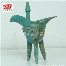 仿古高仿青铜器批发创意个性收藏礼品仿古小爵杯酒厂促销礼品