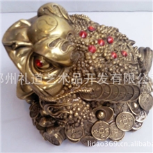 金属工艺品招财风水铜器趋财旺财风水摆件八卦金蟾金蝉工艺摆件