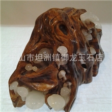 水蘑菇雕件玉雕工艺摆件