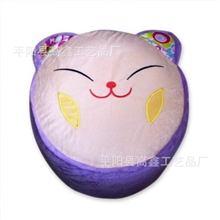 毛绒充气凳、卡通充气凳、冲气凳、（加厚外套加厚内胆送打气筒）