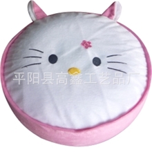 供应毛绒卡通充气凳卡通充气凳(加厚外套加厚内胆送打气筒)