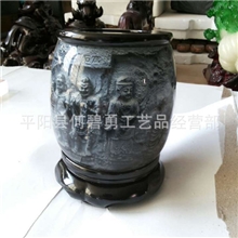 热销推荐泥塑工艺罐办公桌大气摆件时尚大气泥塑件