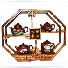 茶具御制绘珐琅福满四季紫砂壶珐琅彩紫砂壶曹洪喜夏忠勇完美合