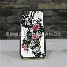 2013新款景德镇陶瓷彩绘手机后盖系列厂家批发创意礼品定做