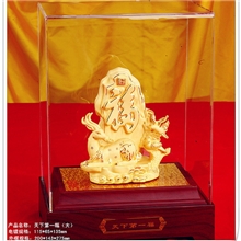 厂家直销绒沙金摆件家居创意饰品摆件天下第一福结婚礼物