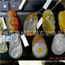 批发各种手工雕刻品玉花件挂坠天然玛瑙吊坠玉髓挂件【巧雕】