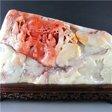 【文峰正品】福建寿山石精品摆件金石篆刻芙蓉石山中访友