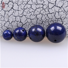 .天然青金石圆珠隔珠6--8--10-12mm散珠首饰半成品diy饰品配件