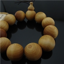 精工西藏崖柏木精品20佛珠手串木质工艺品礼品仙游佛珠厂家直批
