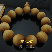 精工西藏千年崖柏木18mm男士精品佛珠手串厂家直销仙游佛珠批发
