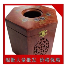 红木工艺日常用品6角餐纸筒