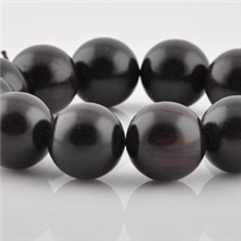 黑檀手串批发12-20mm非洲黑檀男士手串念珠非洲黑檀粒念珠