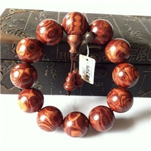 紫檀柳鬼脸手串20mm一物一拍超越海南黄花梨高级收藏品