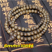 越南芽庄水沉佛珠6mm108颗/4mm216颗念珠手链批发CX216