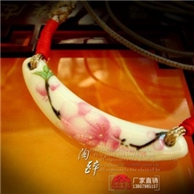 XT013陶醉生活批发首饰饰品项链吊坠景德镇手绘