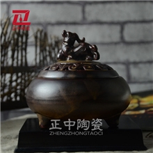 祥龙香炉香薰炉德化香炉批发香道檀香古典摆设窑变复古色