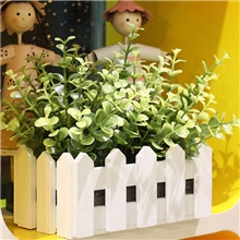 【伊德】厂家直销7叉有加利叶仿真塑料水草批发餐桌摆放植物