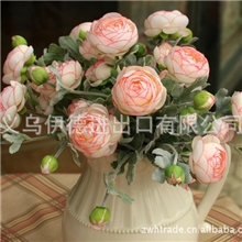 [伊德]维多利亚玫4色可选仿真花花束假花仿真植物玫瑰花餐桌花