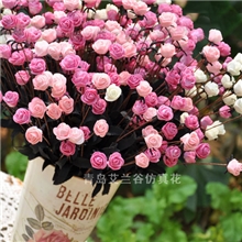 仿真花批发A0215头欧式玫瑰花仿真植物假花装饰花绢花厂家爆款