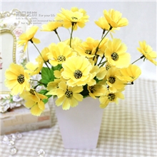 21头小樱花仿真花批发绢花假花仿真植物现货供应厂家直销