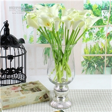 网络爆款PU迷你马蹄莲家居装饰花桌面花仿真花多色入高档批发