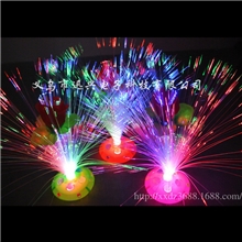 仿真花/光纤花批发新奇特小商品地摊夜市货源满天星七彩玫瑰024