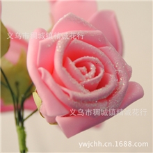 热卖仿真PE泡沫玫瑰手捧花娃娃婚庆花新娘拱门花花束用花