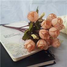 热销推荐15头迷你玫装饰花玫瑰花苞星星苞仿真花绢花假花