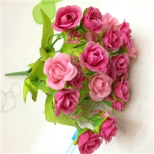 21头7叉钻石玫瑰仿真花装饰花玫瑰花家居摆设