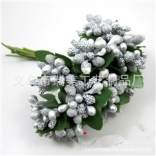 义乌瑞美花业批发喜糖盒配件纸花/泡沫花/塑料花DIY喜糖盒配件