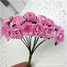 义乌厂家直销纸花，各种款式喜糖盒配件纸花，手工纸花可批发