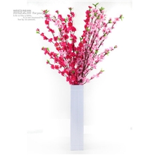 经典热销60头桃花仿真花批发义乌厂家仿真植物超低价热卖