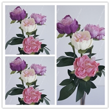 《热销推荐》高仿真迷你牡丹家居假花PU牡丹PU花装饰花特惠