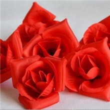 人造仿真玫瑰、婚庆、工艺装饰、生日蜡烛套餐玫瑰花头
