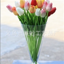 热销推荐小号PU迷你香味仿真花郁金香批发义乌厂家直销