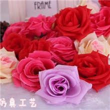 仿真玫瑰花头婚车装饰玫瑰花拱门插花婚庆花花环仿真藤条批发