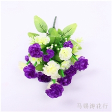 仿真花批发摄影道具11头套管丁香假花绢花热品工艺装饰摆件