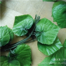 大量批发质优价廉的人造仿真提子叶（仿真藤条）