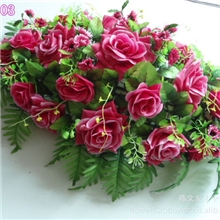 批发特供2012年原创设计的人造仿真卷边玫瑰车头花仿真花假花
