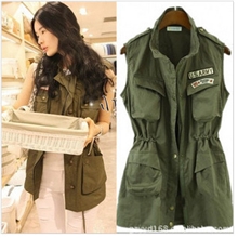 7503#2012秋装最新款韩版收腰短款风衣女士夹克工装风衣外套
