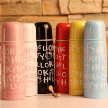 正品KT保温杯日本hellokitty不锈钢真空保暖杯350ml杯子批发