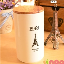 新款星巴克直筒杯带木盖zakka陶瓷铁塔杯子竹筒杯带盖水杯