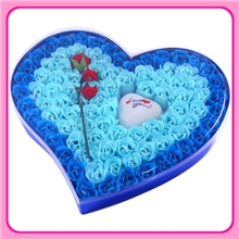 圣诞节香皂花送女朋友生日礼品创意实用玫瑰92朵礼盒批发工艺品