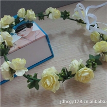 新娘花环圣诞头饰头环手环聚会派对婚礼可调节疯抢8折满80再包邮