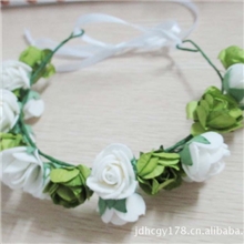 热销新款新娘头戴花环/新娘写真拍摄必备