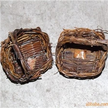 供应篮子（库存），天然材料，天然干花，干草(图)