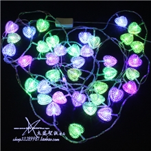 大量供应LED彩灯圣诞造型彩灯婚庆装饰彩灯心形造型彩灯