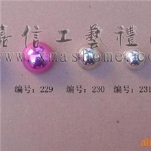 圣诞用品圣诞配件天使跑马烫金英文标18头果