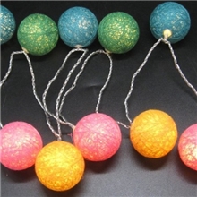 圣诞礼品.灯饰配件球类.棉线球..灯饰球.灯串饰.棉球.空心球.